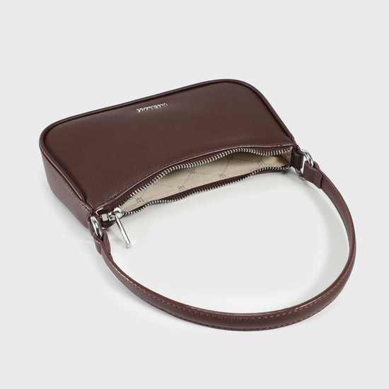 EMMA Mini Shoulder Bag - BROWN