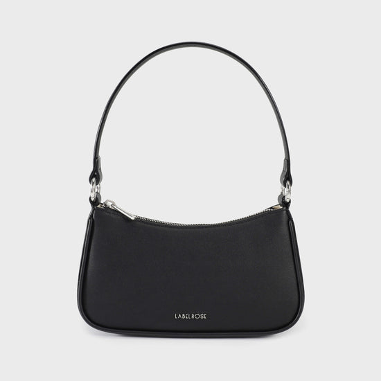 EMMA Mini Shoulder Bag - BLACK SILVER