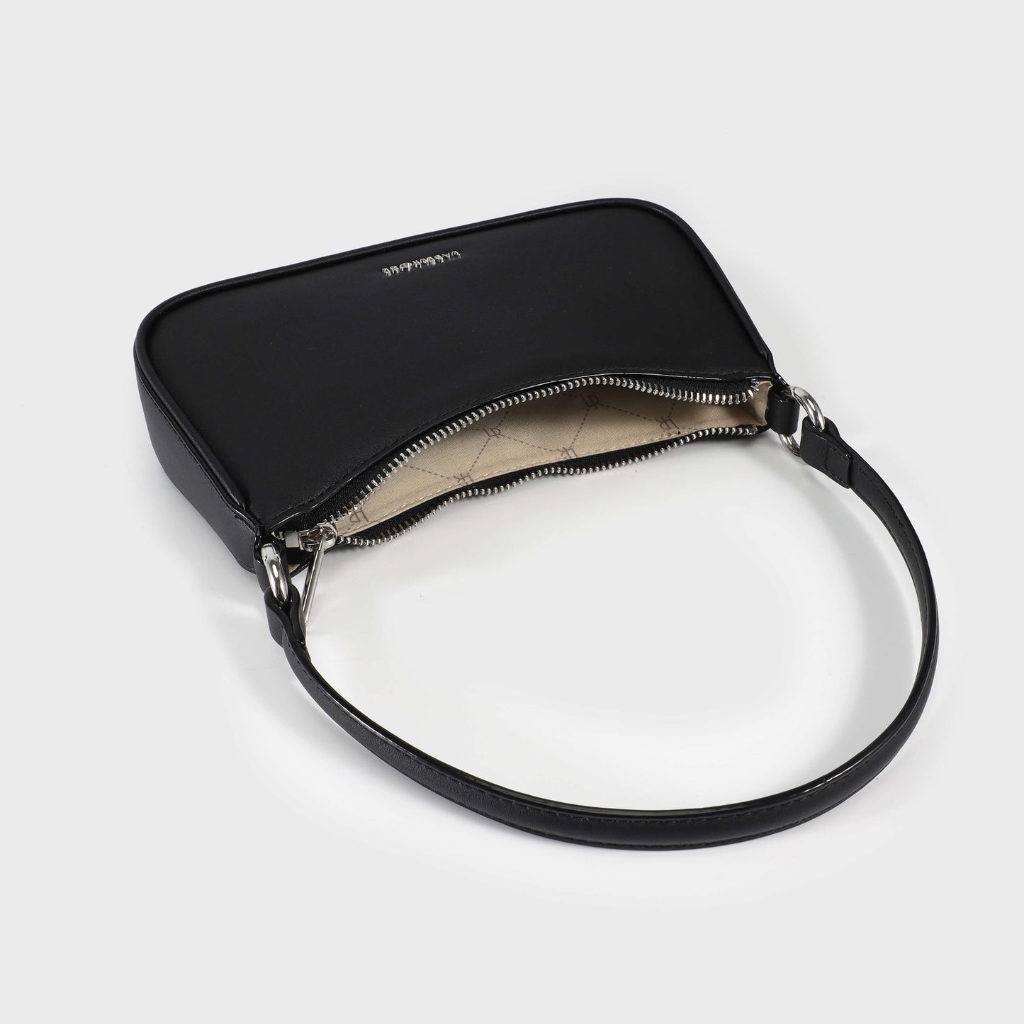 EMMA Mini Shoulder Bag - BLACK SILVER