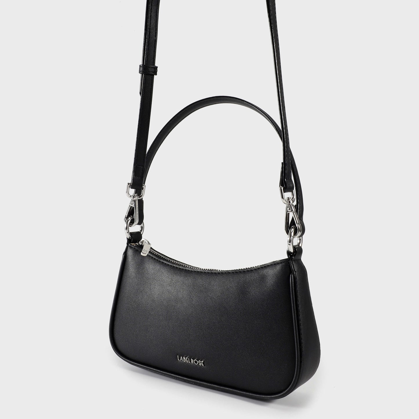 EMMA Mini Shoulder Bag - BLACK SILVER