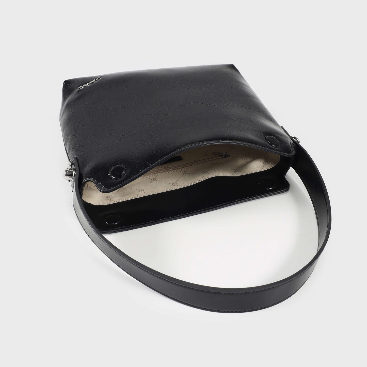 Borsa a spalla EVA - NERO SILVER