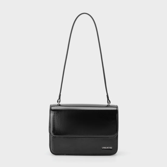 Borsa a spalla FLORA - BLACK