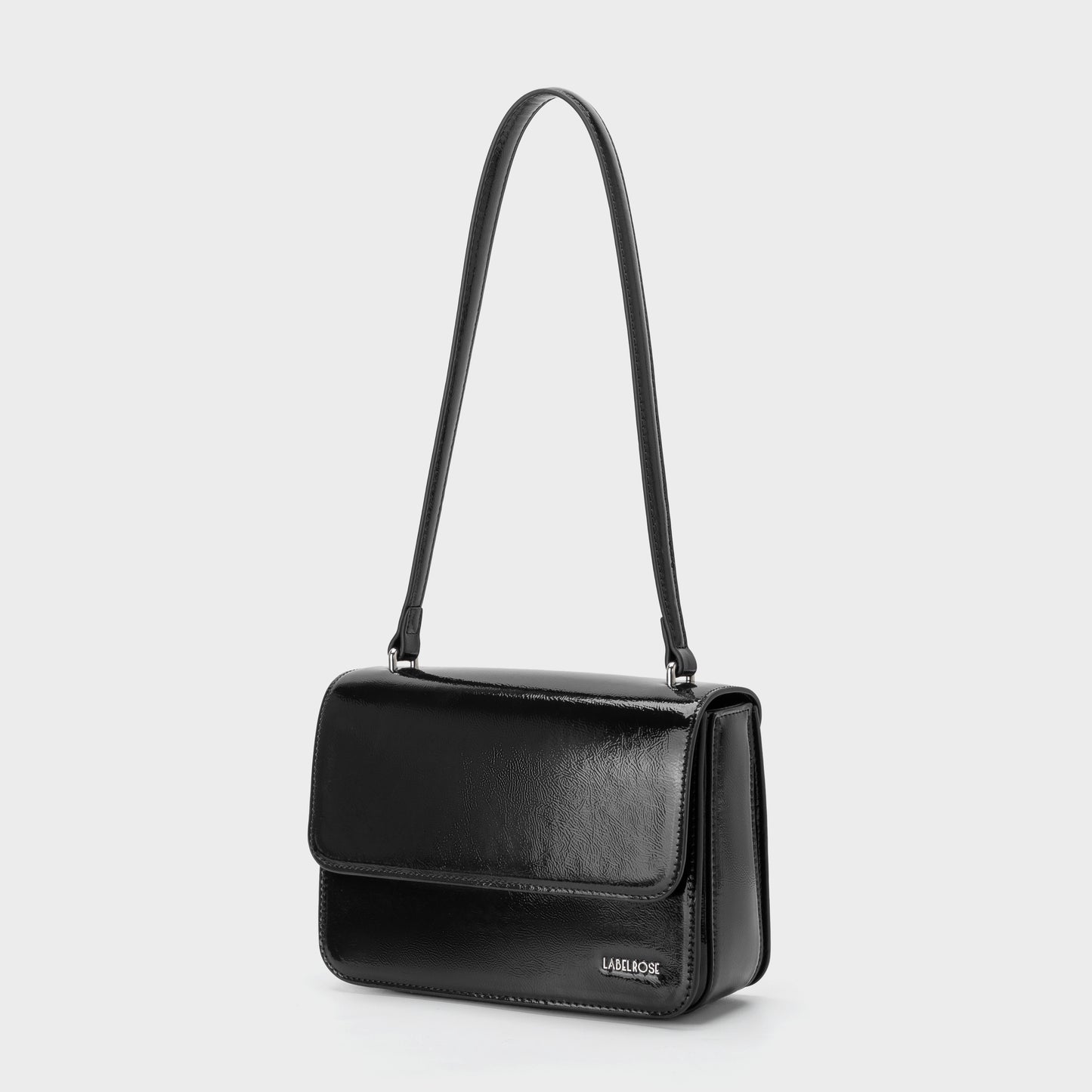 Borsa a spalla FLORA - BLACK