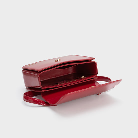 Borsa a spalla FLORA - CHERRY