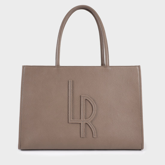 Borsa a spalla in similpelle FREYA - TAUPE