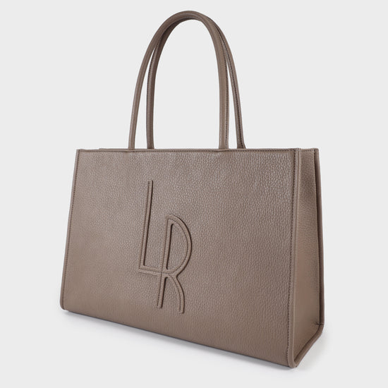 Borsa a spalla in similpelle FREYA - TAUPE