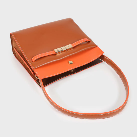 Borsa a spalla GRACE 5.0 - LIGHT BROWN