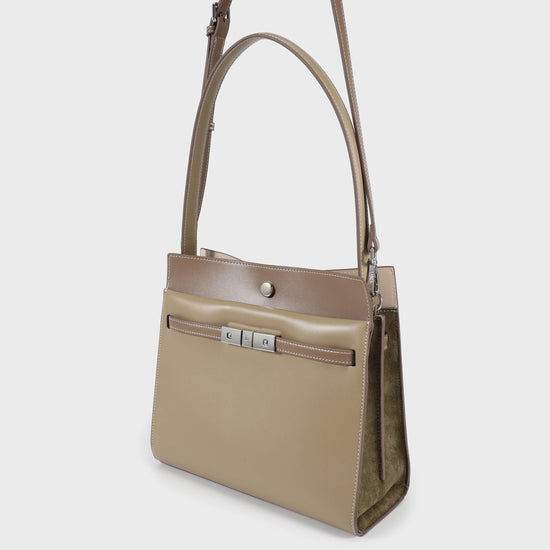 Borsa a spalla GRACE 5.0 - TAUPE