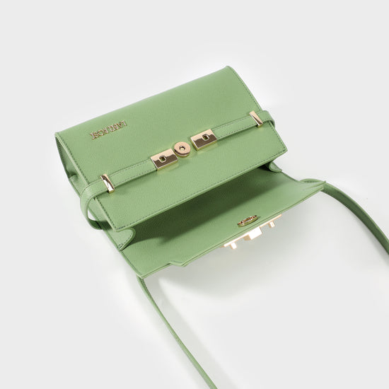 GRACE SHOULDER BAG - GRASS GREEN