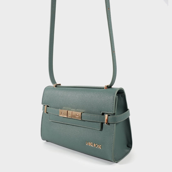 GRACE SHOULDER BAG - DARK GREEN