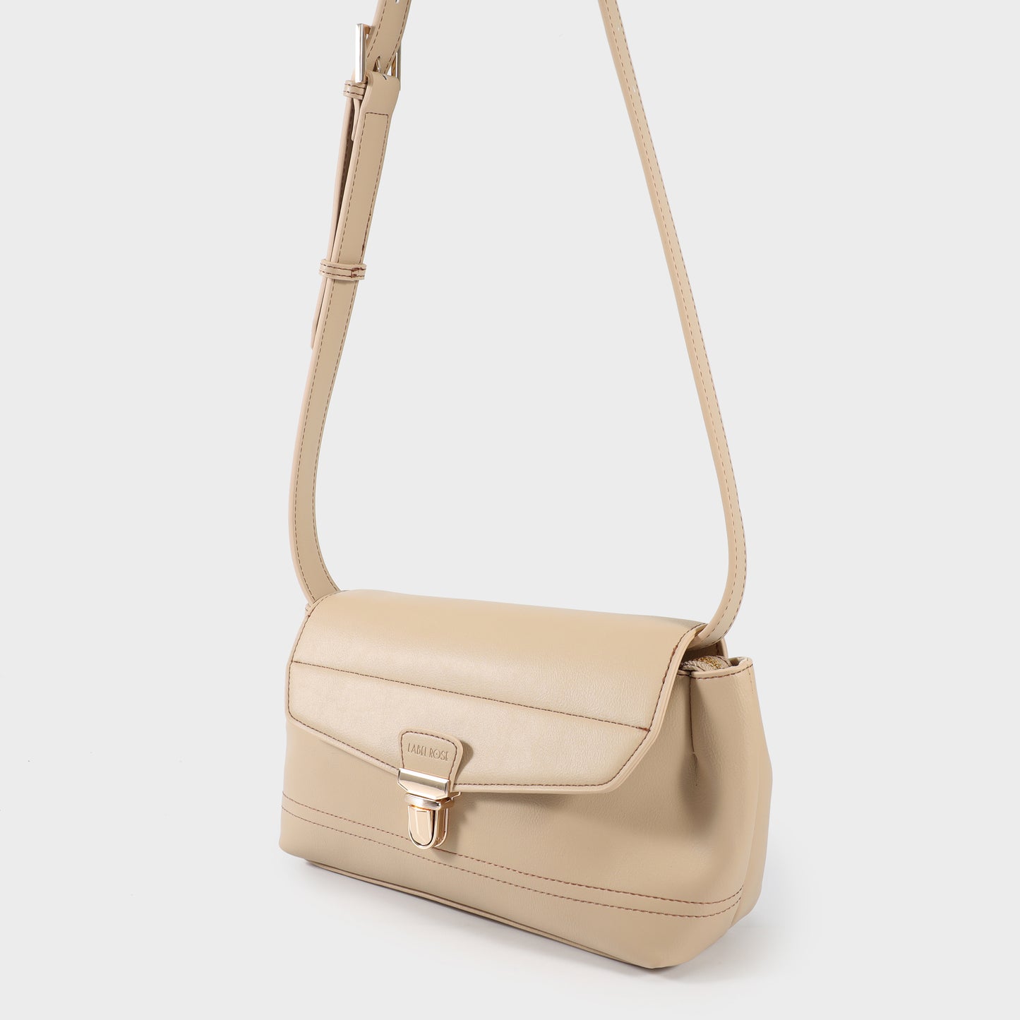 Bolso de hombro GWYNETH - BEIGE