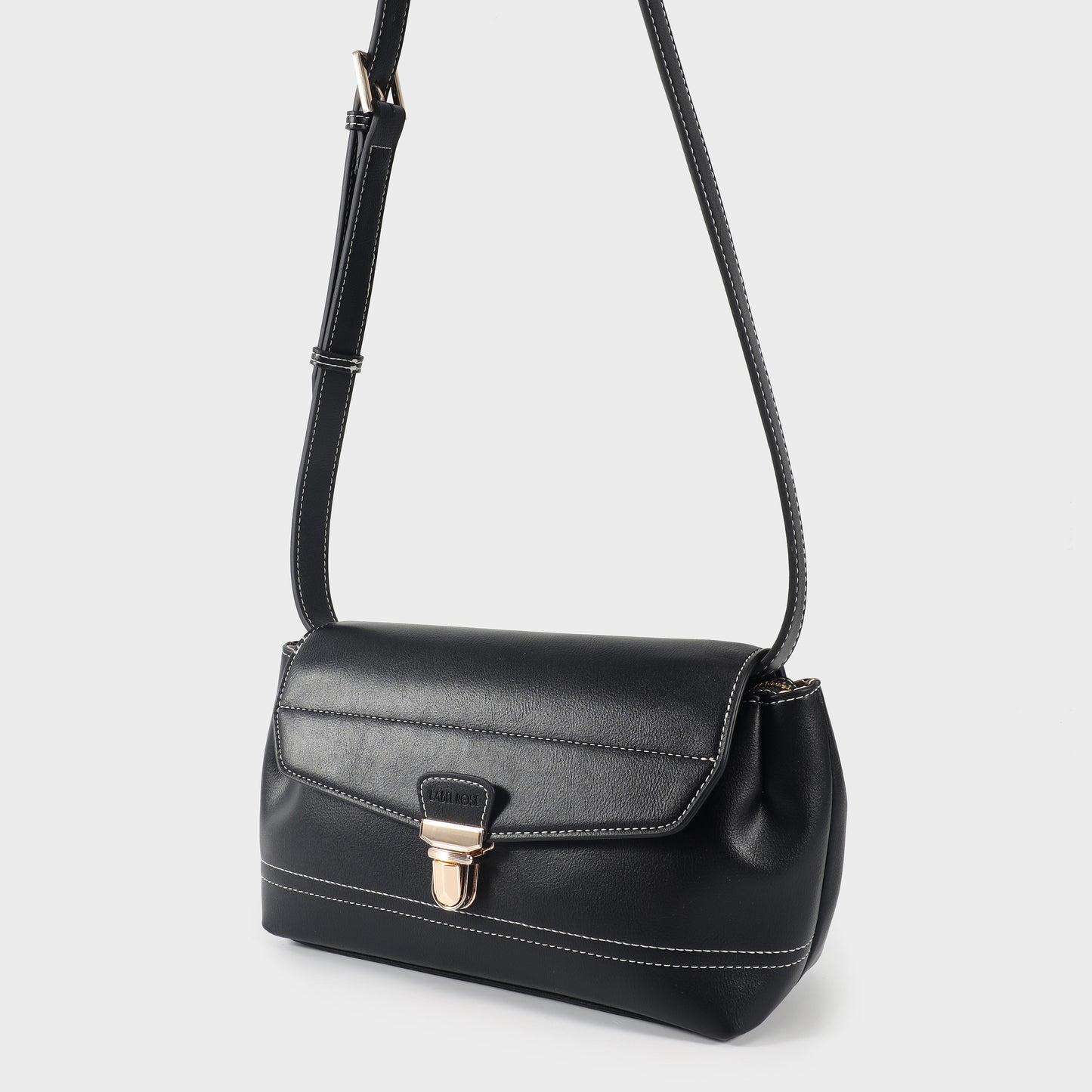 Borsa a spalla GWYNETH- BLACK