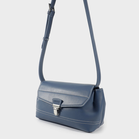 Borsa a spalla GWYNETH- BLU JEANS
