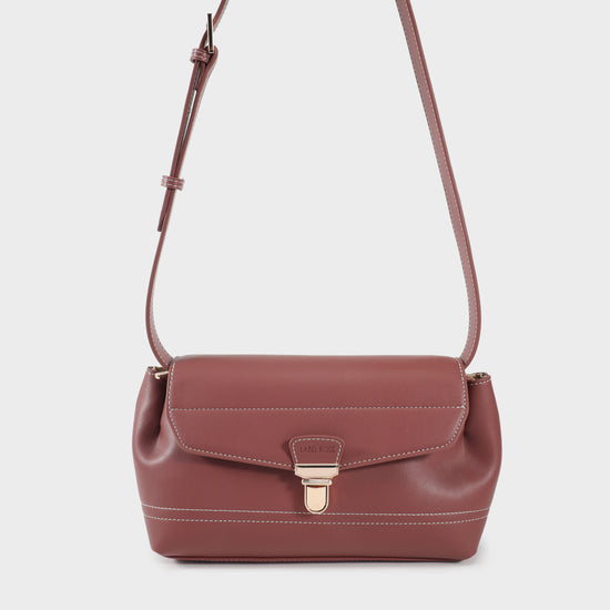 Borsa a spalla GWYNETH- MAUVE