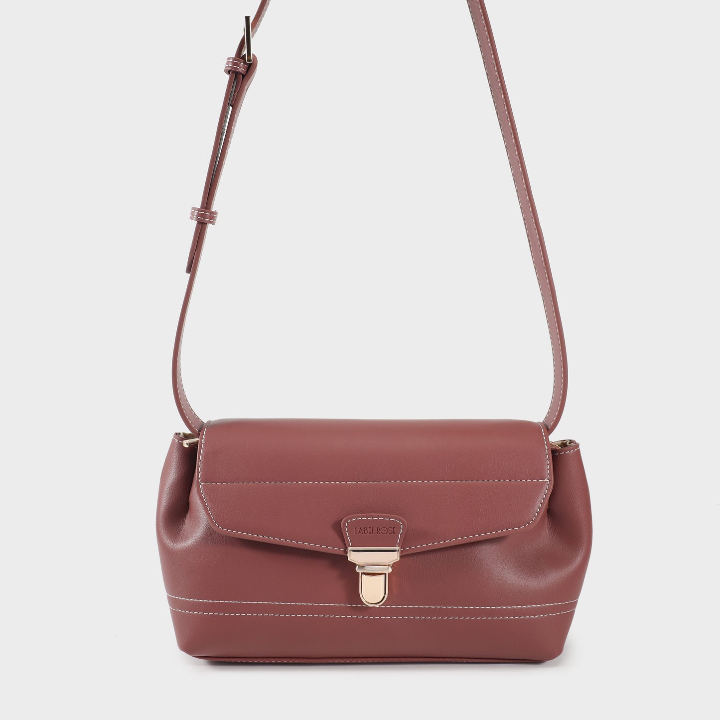 Bolso de hombro GWYNETH - MALVA