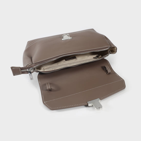 Borsa a spalla GWYNETH- TAUPE