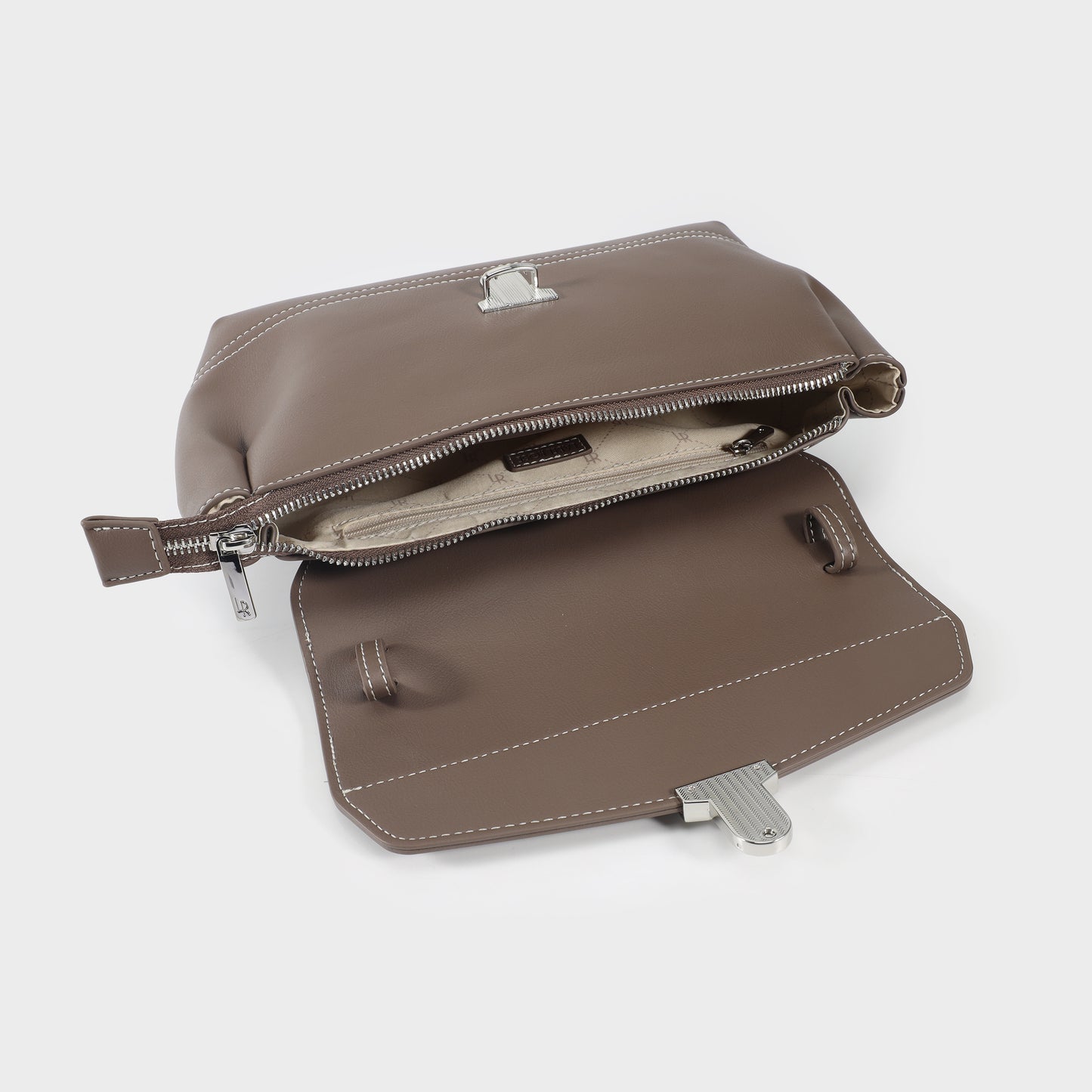 Bolso de hombro GWYNETH - COLOR TOPO