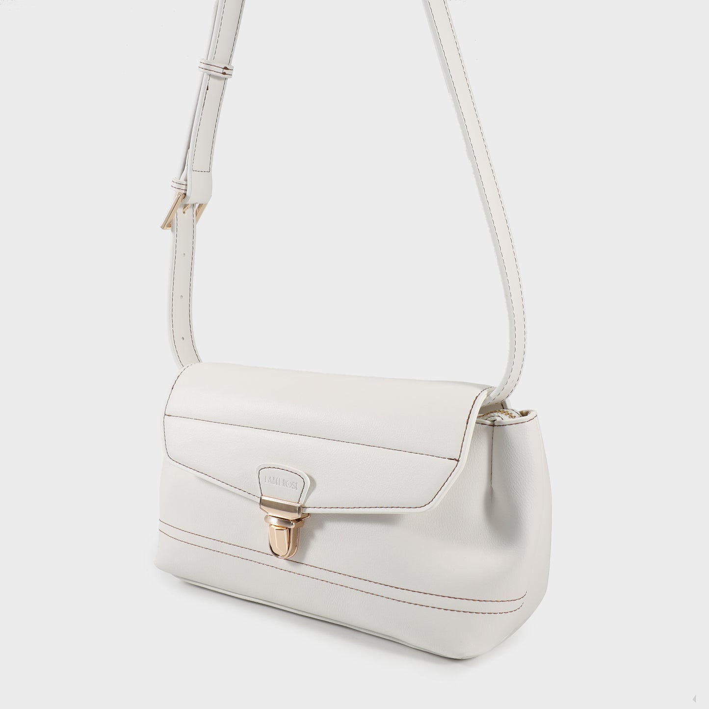 Shoulder bag GWYNETH- WHITE