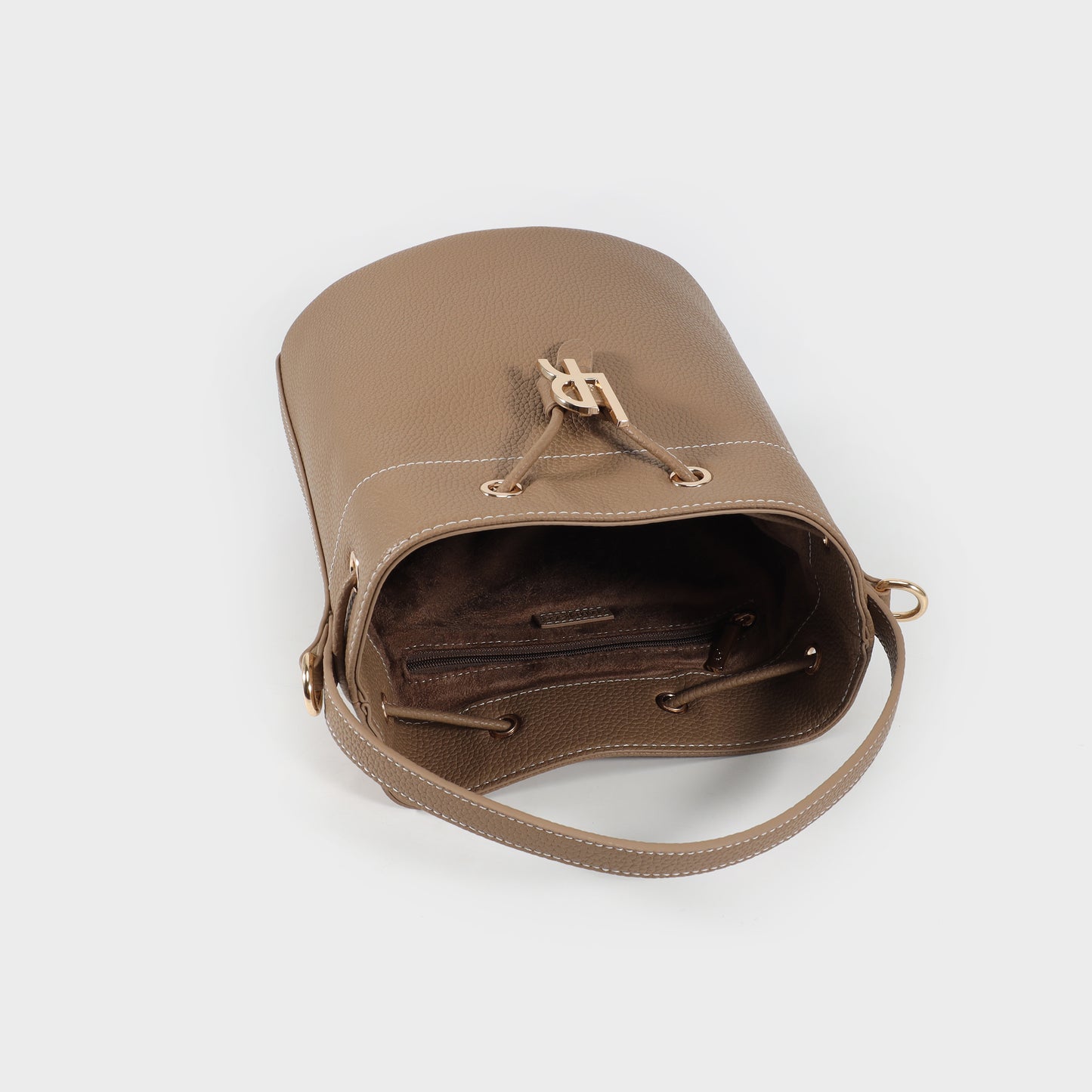 Borsa a secchiello HOPE - TAUPE