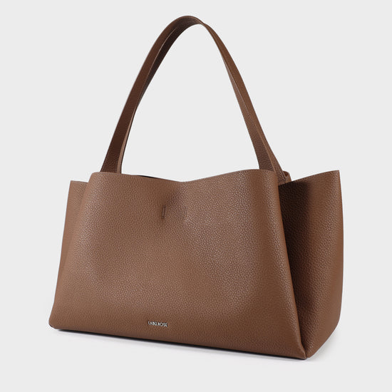 Borsa a spalla IVORY - CHOCOLATE