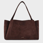 Borsa a spalla IVORY SUEDE - BROWN