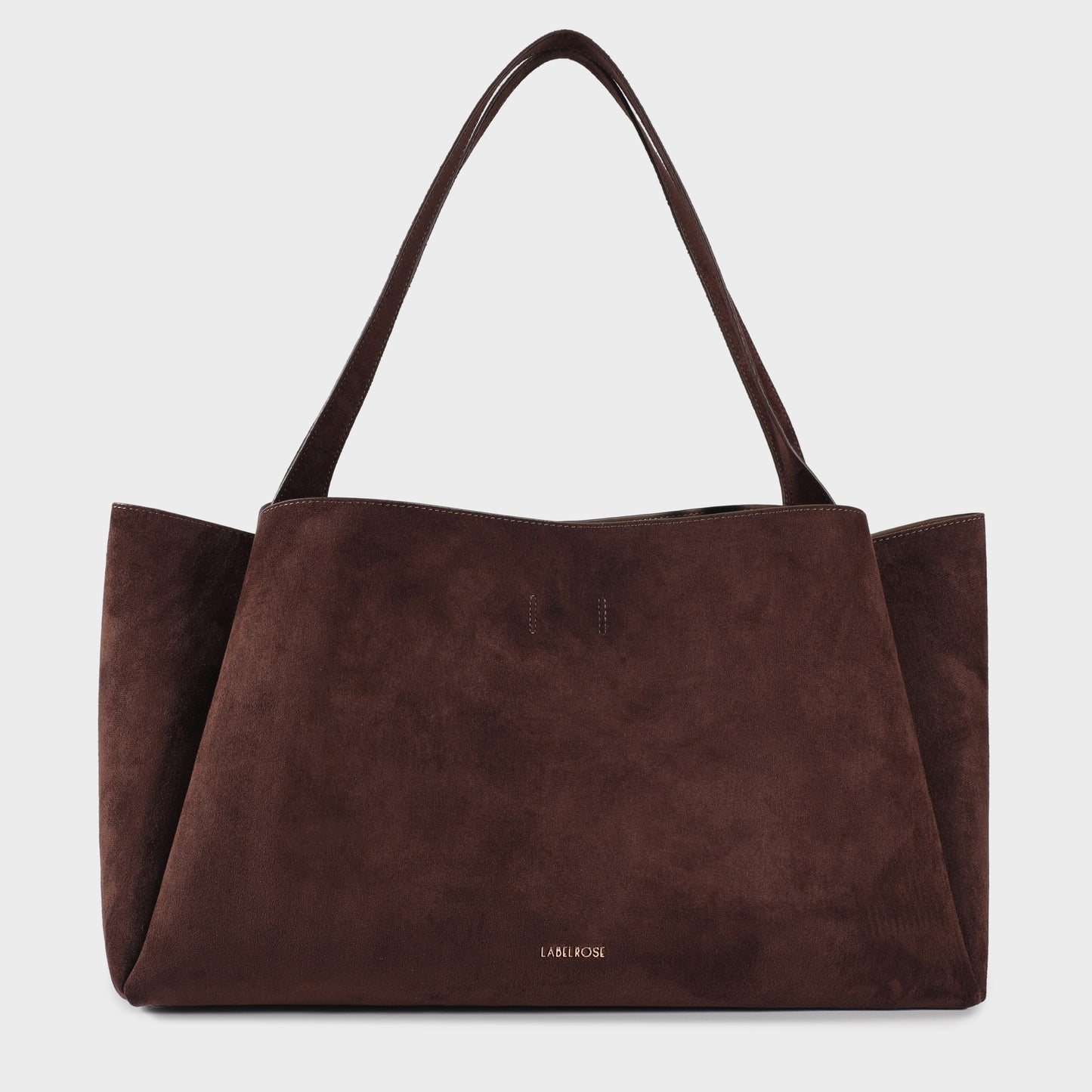 Borsa a spalla IVORY SUEDE - BROWN
