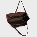 Borsa a spalla IVORY SUEDE - BROWN