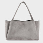 Borsa a spalla IVORY SUEDE - TAUPE