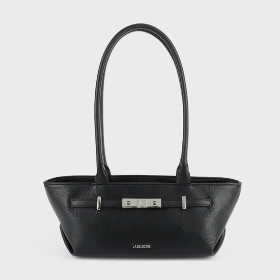 Shoulder bag JAY - BLACK SILVER