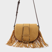 Borsa a spalla JOANNA - CAMEL