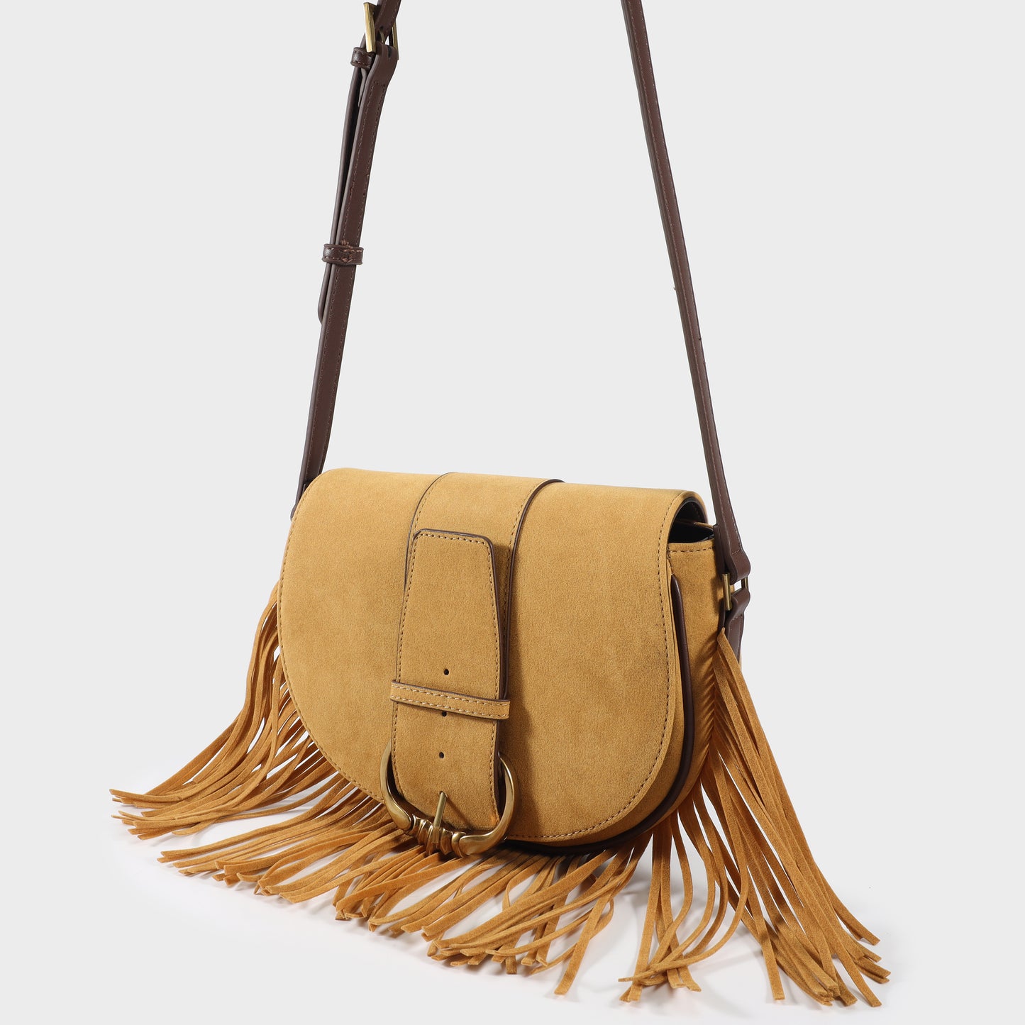 Borsa a spalla JOANNA - CAMEL