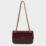 KATE SMALL shoulder bag - BURGUNDY