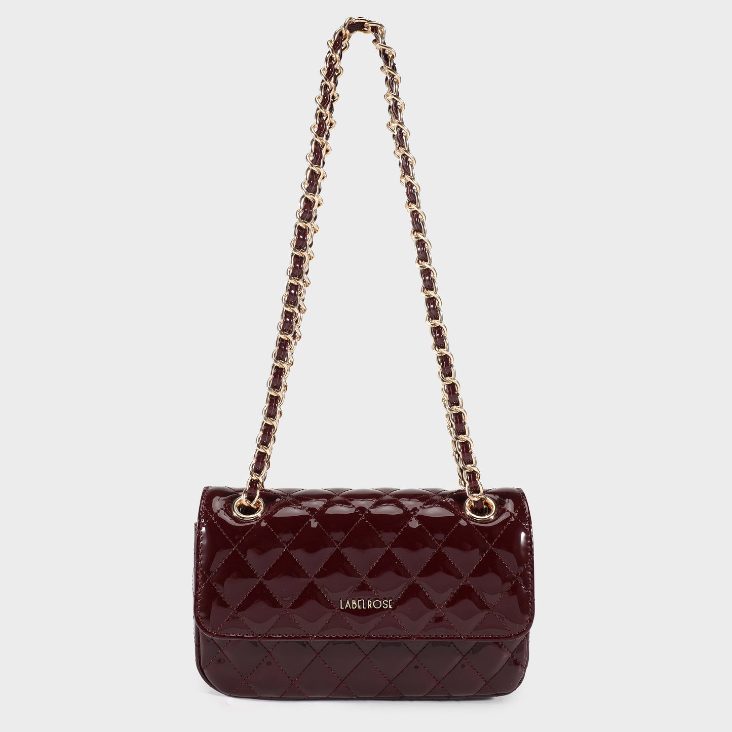 KATE SMALL shoulder bag - BURGUNDY