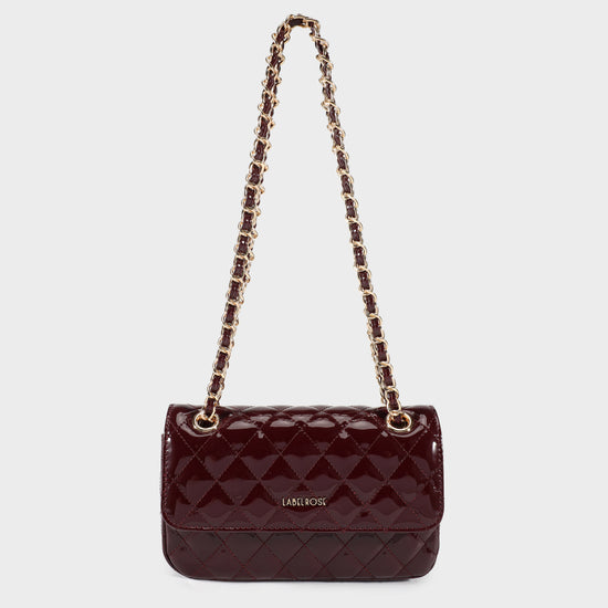 KATE SMALL shoulder bag - BURGUNDY