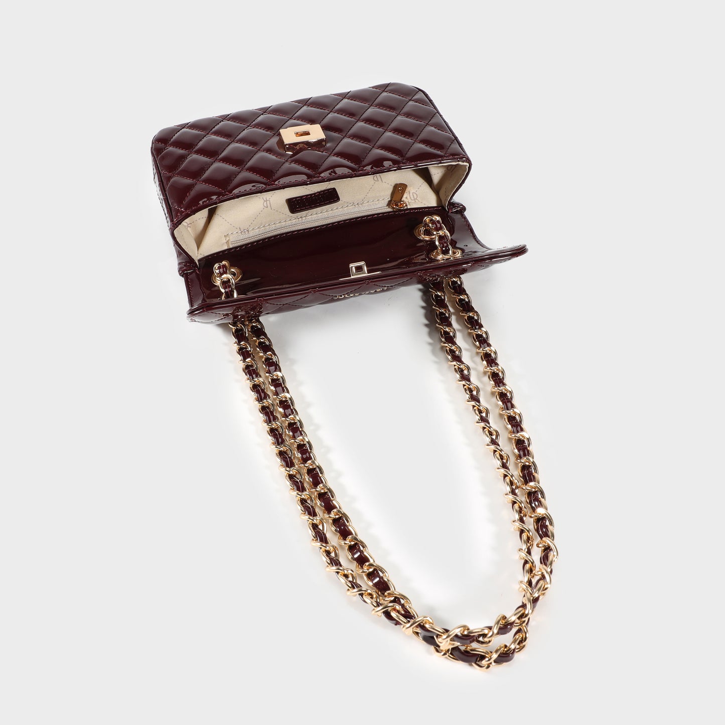 KATE SMALL shoulder bag - BURGUNDY