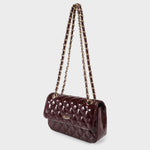 KATE SMALL shoulder bag - BURGUNDY