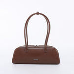 Borsa a spalla LONGUETTE- AMBER BROWN