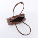 Borsa a spalla LONGUETTE- AMBER BROWN