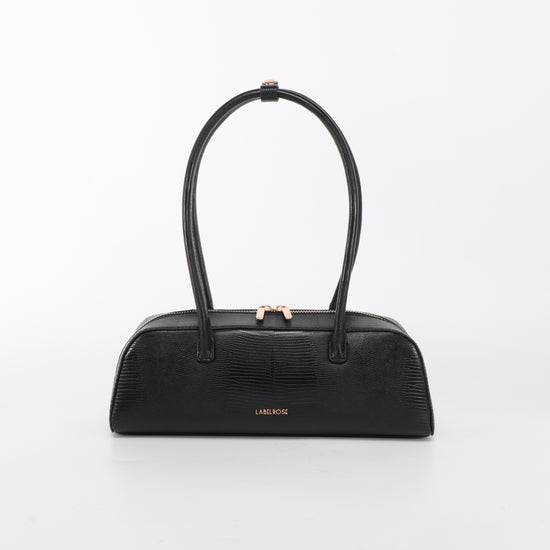 LONGUETTE Shoulder Bag - BLACK GOLD