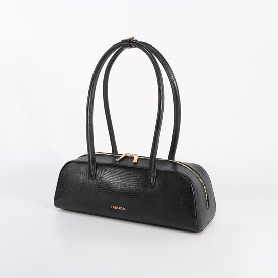 LONGUETTE Shoulder Bag - BLACK GOLD