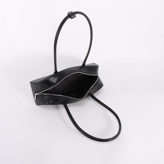 Borsa a spalla LONGUETTE- BLACK SILVER