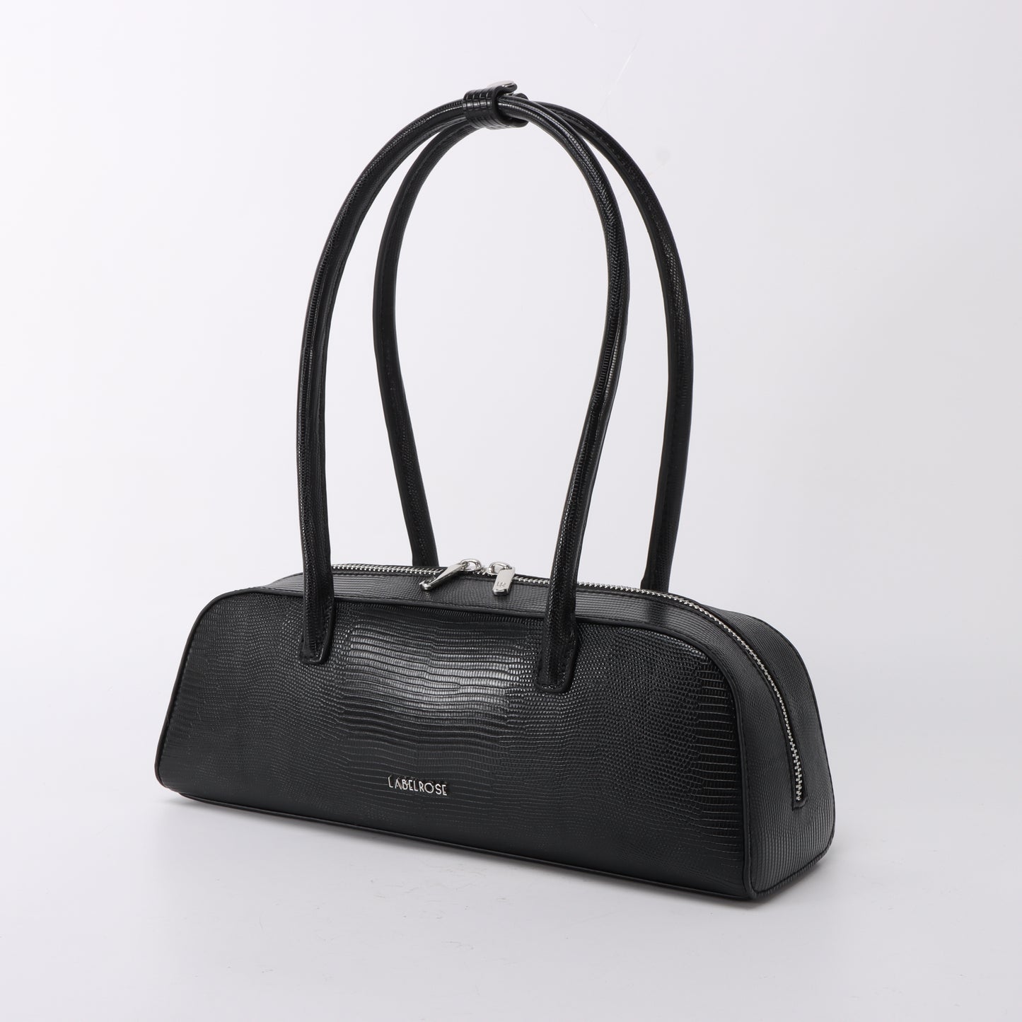 Bolso de hombro LONGUETTE- BLACK SILVER