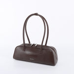 Borsa a spalla LONGUETTE- DEEP COFFEE