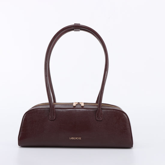 Shoulder bag LONGUETTE - DEEP WINE RED