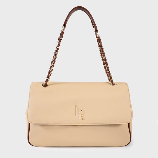 MARGARET Shoulder Bag - BEIGE