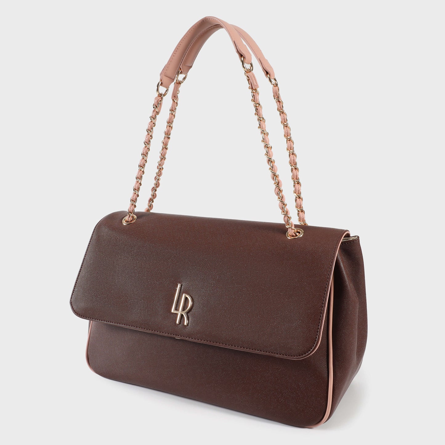 MARGARET Shoulder Bag - BROWN