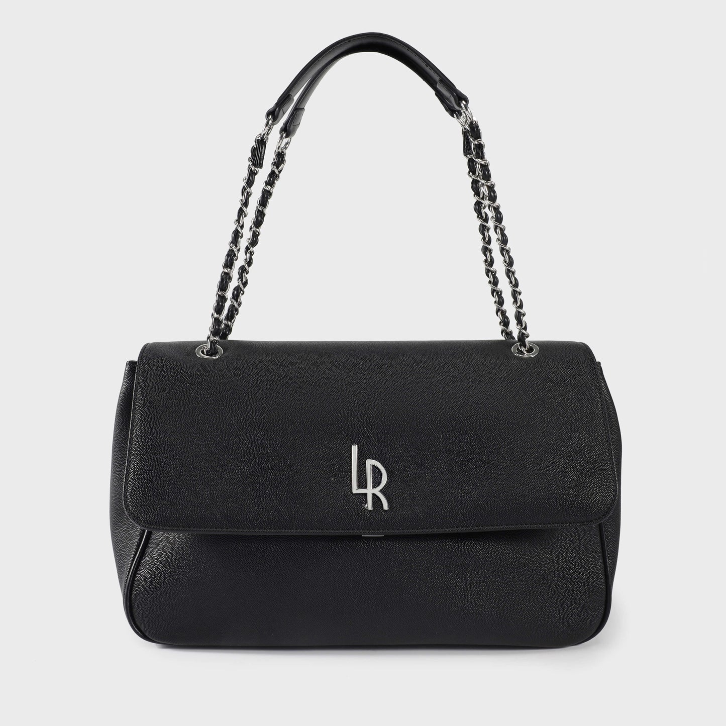 MARGARET Shoulder Bag - BLACK SILVER