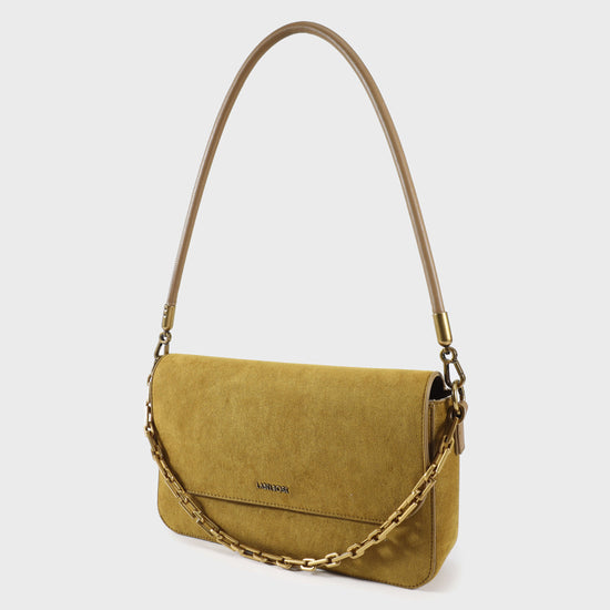 Borsa a spalla MELANY- SENAPE
