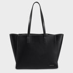 MELISSA BIG Shoulder Bag - BLACK SILVER