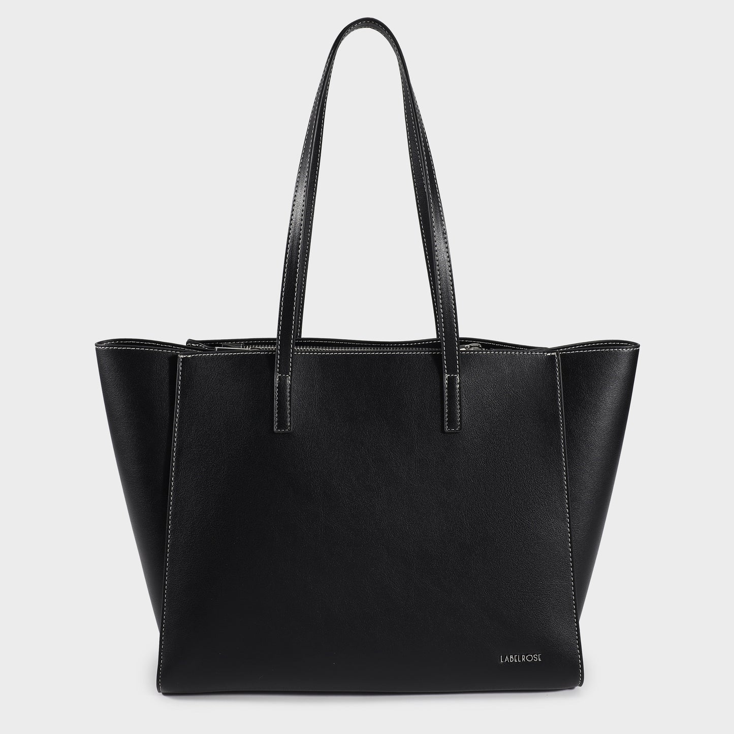 MELISSA BIG Shoulder Bag - BLACK SILVER
